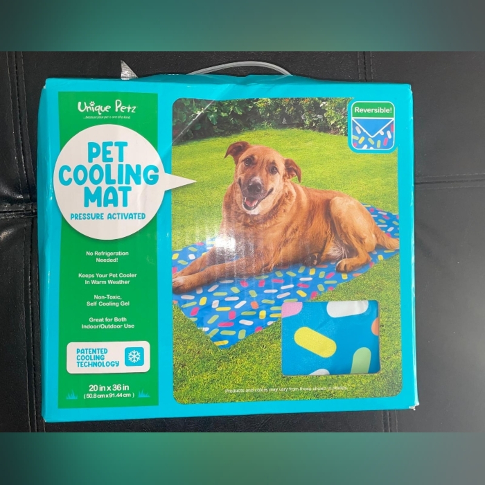 UNIQUE PETZ - PET COOLING MAT MULTICOLOR SIZE 20 in X 36 in